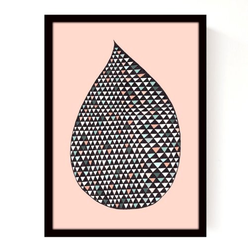 Affiche Pink Drop